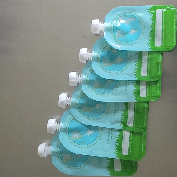 Reusable squeezy pouches (pack of 6) - Picture 1 of 4